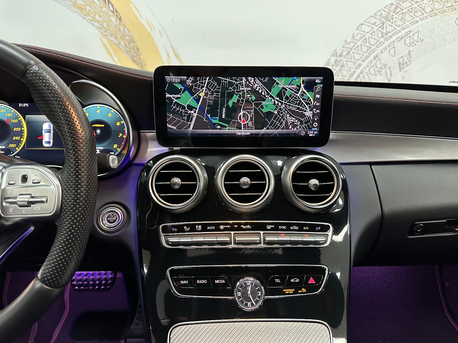 Fahrzeugabbildung Mercedes-Benz C 43 AMG 4Matic*PANO*BURM.*MEMORY*HUD*360°*